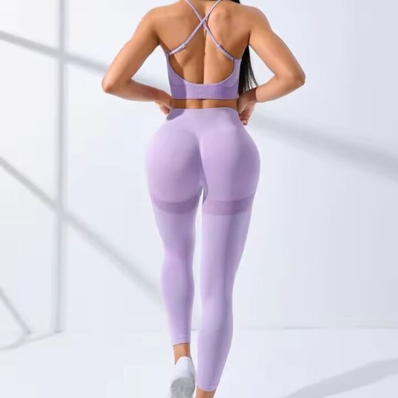 Women's Lavender Leggins Set - Picture 1 of 3